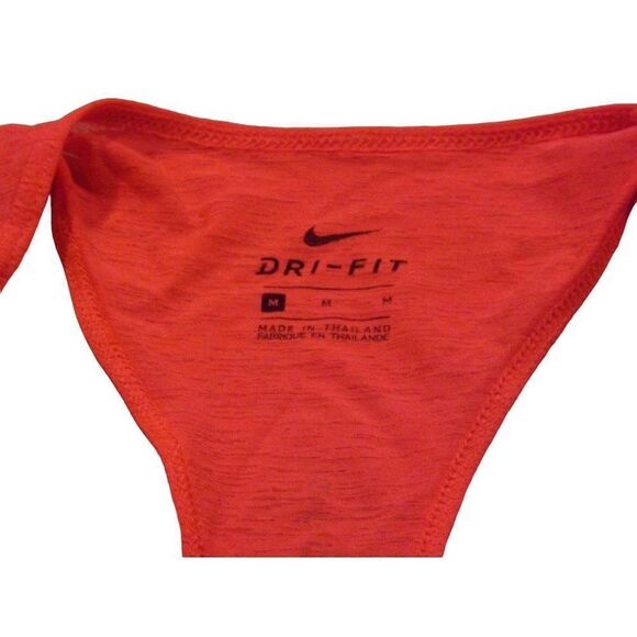 Nike Tank Top‎ Women Sz M Dri Fit Activewear Pink With Gray Swoosh - Picture 3 of 7